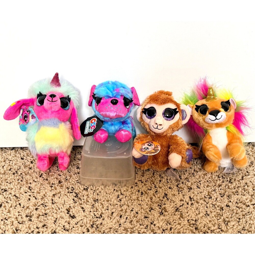 ZURU Coco Cones Plush Lot (4) – Like new with tags